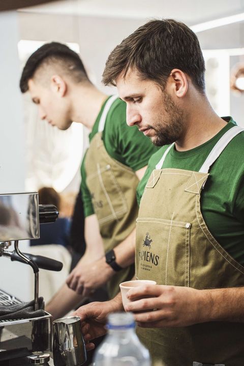 The Sapiens baristas